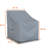 Pack of 2 High Density Waterproof Outdoor Patio Chair Cover, All Weather Protection Patio Deep Seat Chair Cover Protector (Set of 2)-366019688-366019693