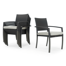 Ehrenfried High-Density Polyethylene (HDPE) Wicker Premium All-Weather Wicker Stacking Dining Armchair with Cushion