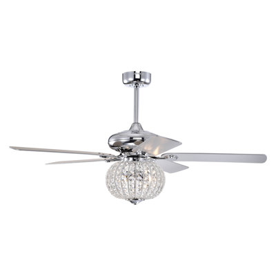 Gahila 52'' Ceiling Fan with LED Lights