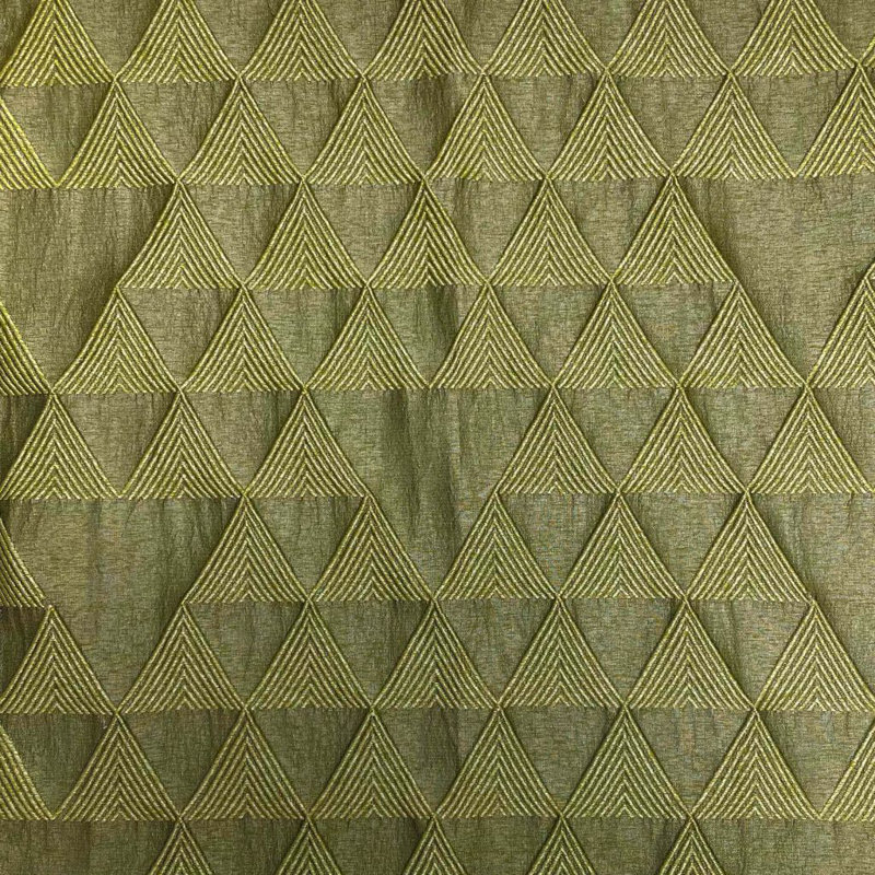 Suite Pyramids Fabric, Silver Sage