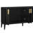 U_Style  Storage Cabinet Sideboard Wooden Cabinet With 4 Doors For Hallway-1893185392
