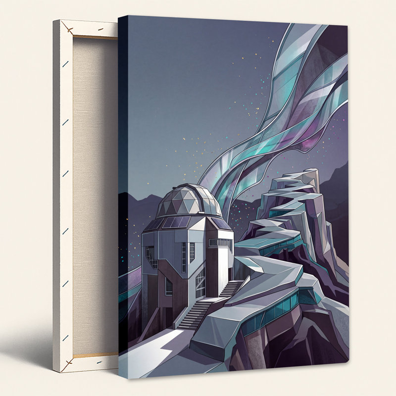 Art mural sur toile, "Sci-Fi", H 24 po x l 16 po