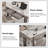 Modern minimalist rectangular office desk-107733269