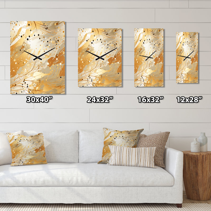 Horloge murale moderne Janeia, Moyen