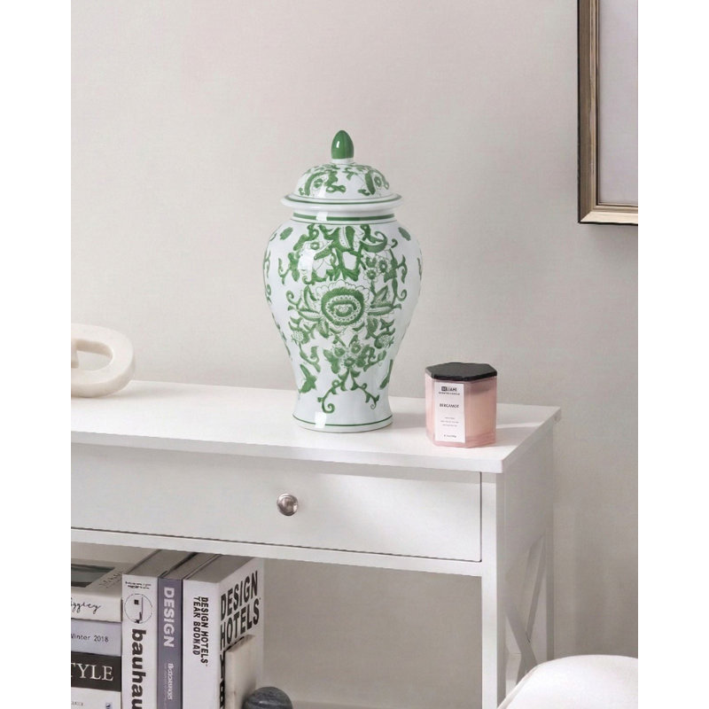 Handmade Porcelain Ginger Jar