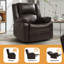 Fauteuil inclinable manuel en similicuir respirant Tachara-109185401
