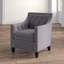 Fauteuil en polyester capitonné de 29 po de largeur Chilukki-69823074