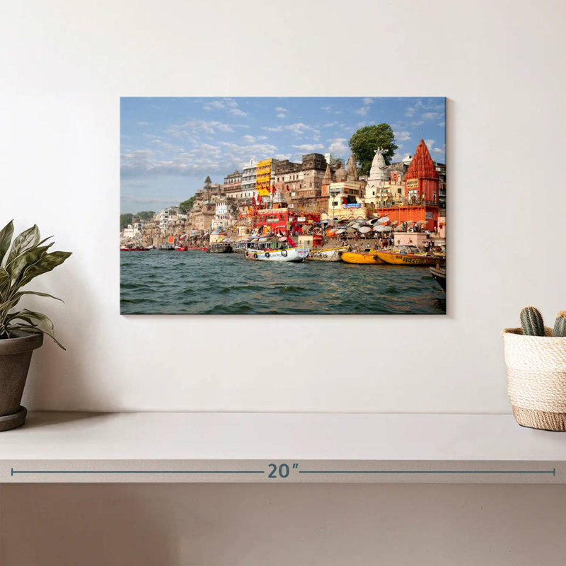 Ghats of Varanasi, H 8 po x l 12 po