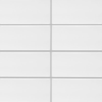 12" x 12" PVC Peel and Stick Subway Tile