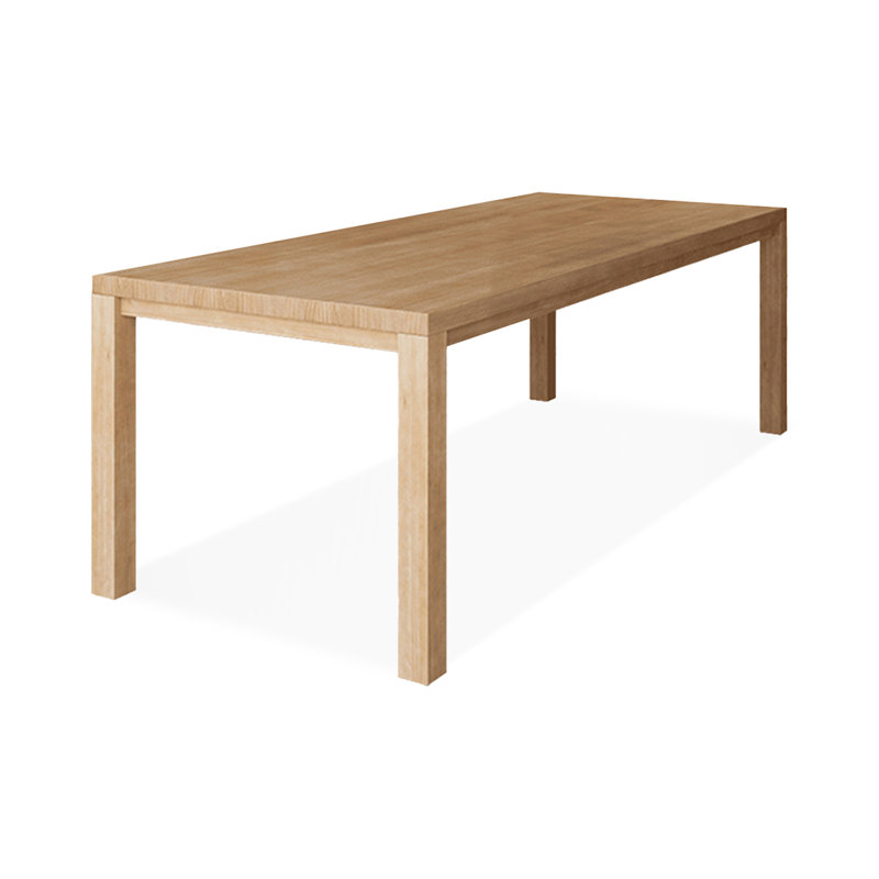 Burlywood Rectangular Solid Wood desk, 29.53" H x 78.74" W x 31.5" D