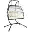 Chaise double à œufs suspendus, chaise hamac pliable, -1832568737