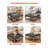 Large Square Ottoman Coffee Table 400 LBS Upholstered Tufted Linen Ottoman