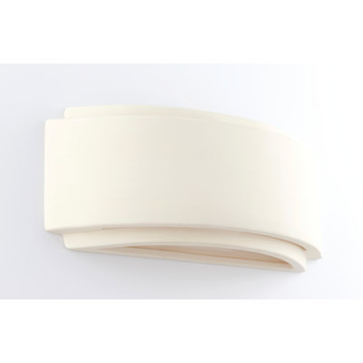 Oxbrooke Ceramic Flush Mounted Sconce