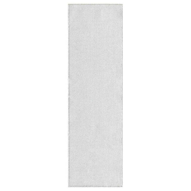 Two Tone Fringed Area Rug