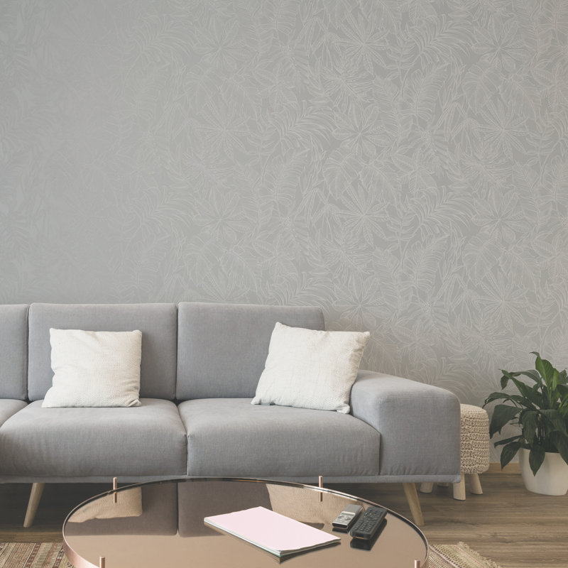 Ginkgo Striped Metallic Wallpaper Double Roll