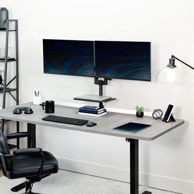 Clamp-on 14in Shelf Pole Mount