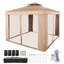 10 pi. x 10 pi Pavillon de jardin en métal