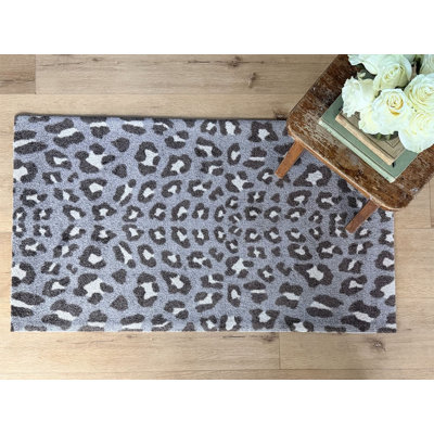 Tapis neutre neutre lavable Cheetah