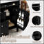Meuble-lavabo moderne de 36 pouces avec lavabo supérieur, rangement spacieux et tiroir rabattable pour une organisation efficace-1382250963