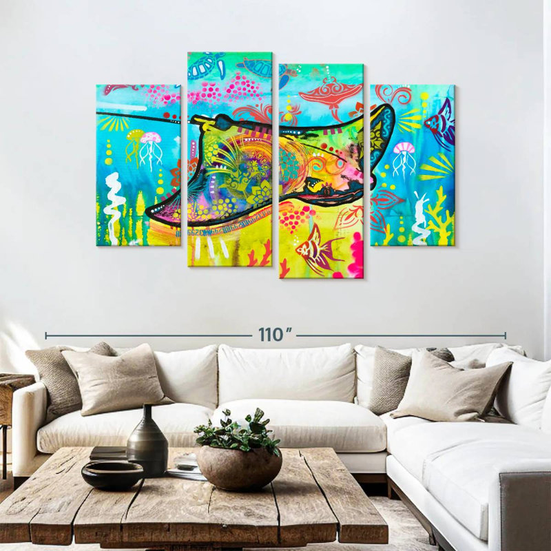 Brampt Sting Ray, 54" H x 84" W