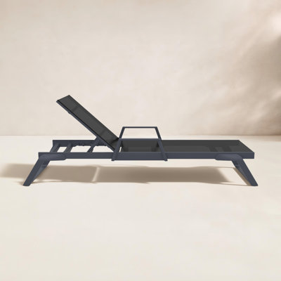 Genelda 28" Patio Chaise Lounge