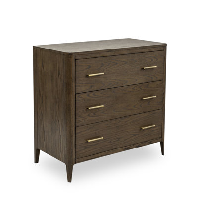 Alivyah 90cm W 3 - Drawer Chest of Drawers