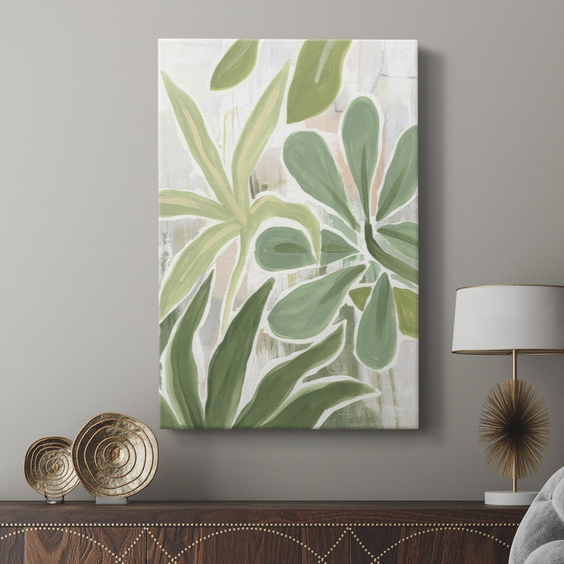 Graffiti tropical II - galerie Cavas sur mesure, H 18 po x l 12 po