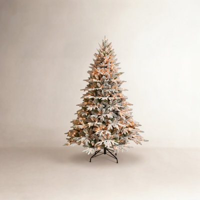 Blue 9' Pre-Lit Spruce Christmas Tree
