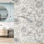 Bordure florale pelez et collez-100670458