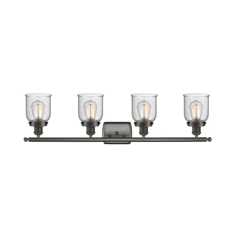Ballston Urban Bell 5" - 4 Light 36" Bath Vanity Light, LED , Seedy, Oil Rubbed Bronze