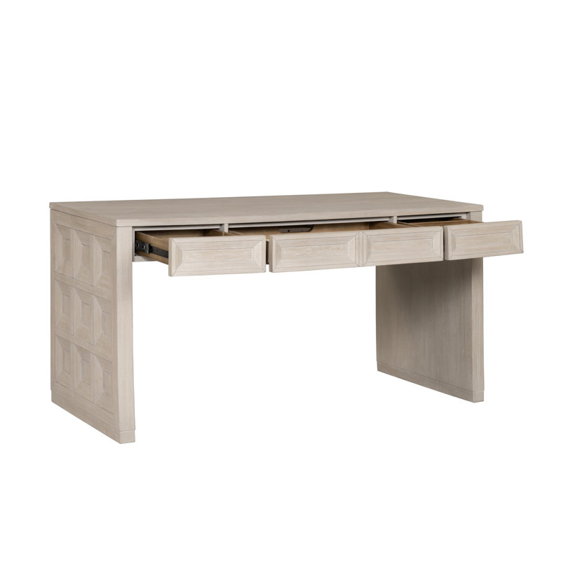 Schell 3-Piece Office Set With Writing Desk, Storage Cabinet And Bookcase