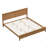Seadrift Solid Wood Platform Bed - 650lb Capacity, Adjustable Base Ready, No Box Spring, Coastal Finish-319021408-309148467