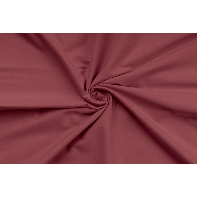 100% Cotton Ranforce Double Quilt Cover Set, Maroon | Duvet Cover 78.7 x 78.7 inches & 2 Pillowcases 23.6 x 23.6 inches | 155 Thread Count, Button Closure | Machine Washable at 86°F, Soft & Durable Bedding