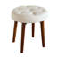 Tabouret rond capitonné Elle Decor-24099447