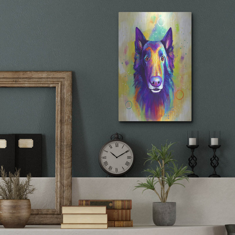 «Pop Art Rough Collie» par Furbaby Affiliates, H 16 po x l 12 po