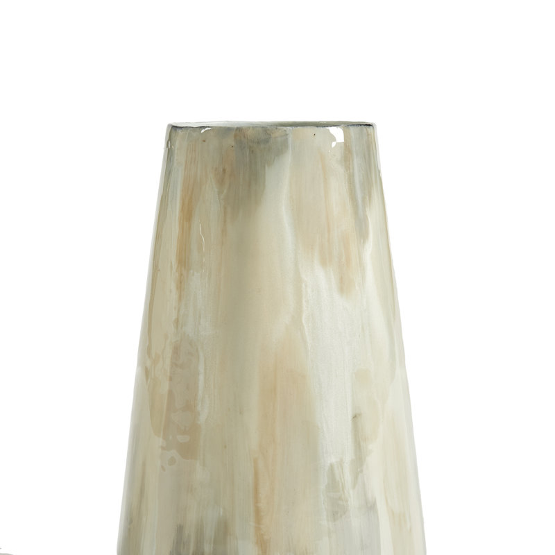 Almeta Metal Table Vase, 12.5" H x 8" W x 8" D