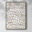 Reproduction encadrée de motif rétro II - bois massif-1606443465