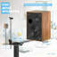 Speaker Stands Floor Pair Height Adjustable 82.4-109Cm