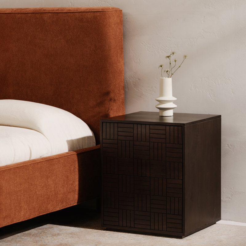 Table de chevet en bois massif Albis