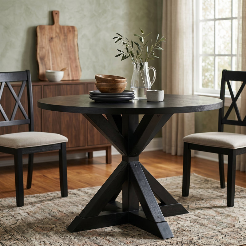 Table de salle à manger Ebbert, Dining Height Table, Black