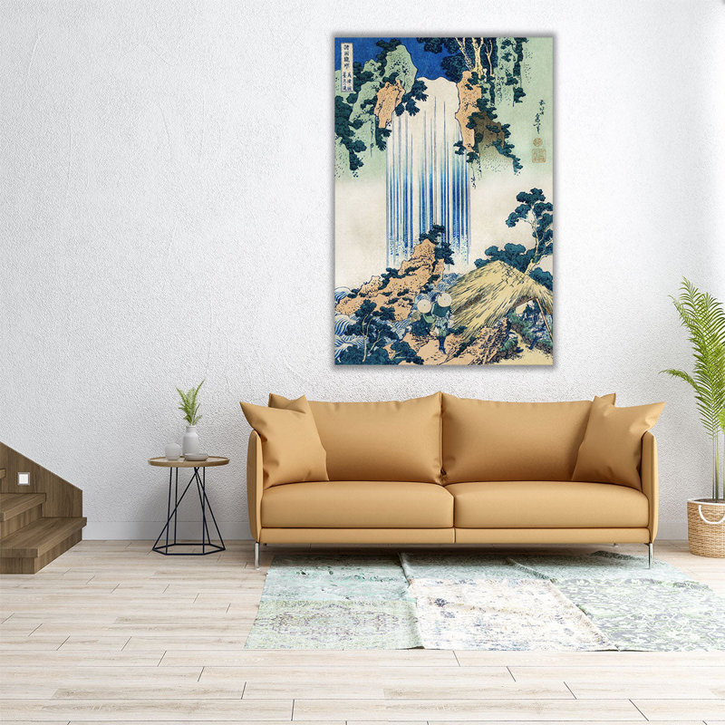«Yoro Waterfall in Mino Province, 1760-1849», reproduction d'art sur toile, H 30 po x l 20 po