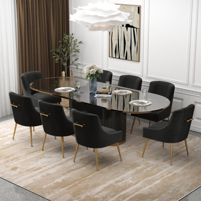 Elian Velvet Upholstered Dining Chair