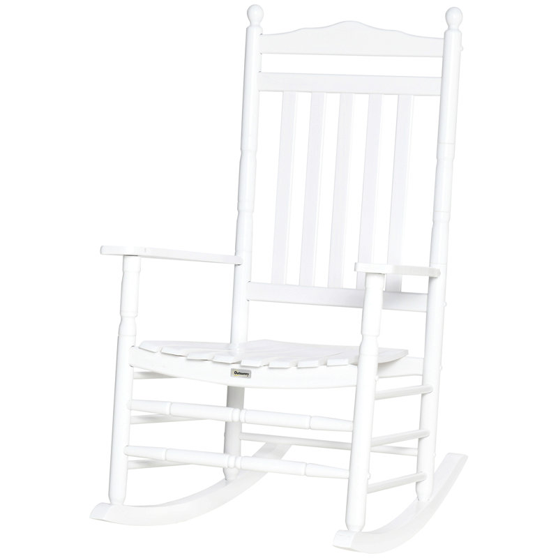 Chaise berçante à haut dossier Traditional