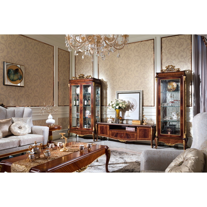 Bergamo Lighted China Cabinet