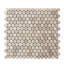Carrara 0.75" x 0.75" Marble Penny Round Mosaic Wall & Floor Tile-36847705