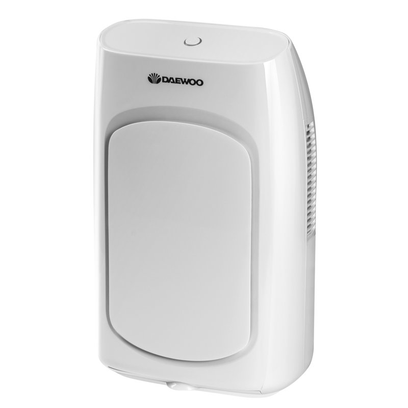 Daewoo 2L Compact Portable Dehumidifier for Damp, Mould and Condensation with 750ml Daily Extraction, White