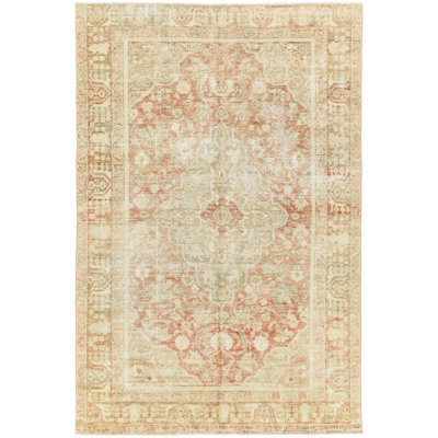 Antique One of a Kind One-of-a-Kind 4'3" x 6'2" Hand Knotted Area Rug