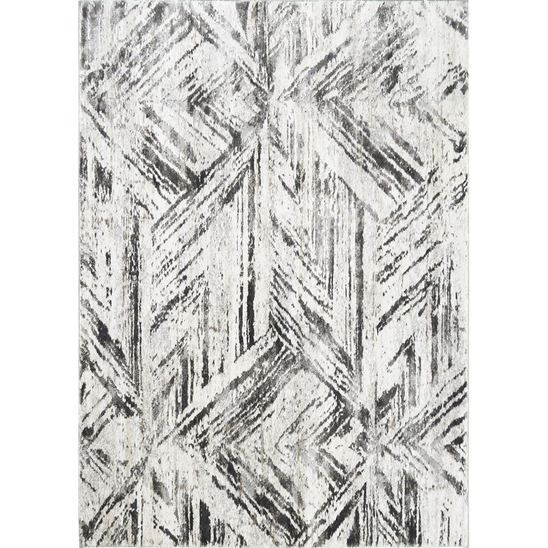 Tapis ivoire Rhasody Prism, Rectangle 7 pi 10 po x 9 pi 10 po