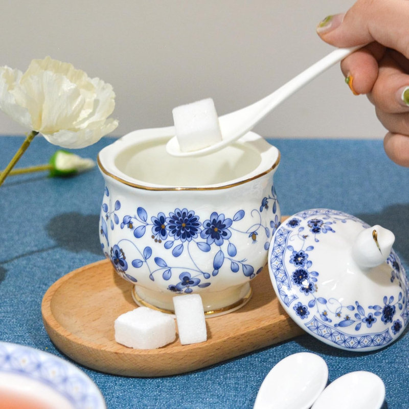 Bone china tea set