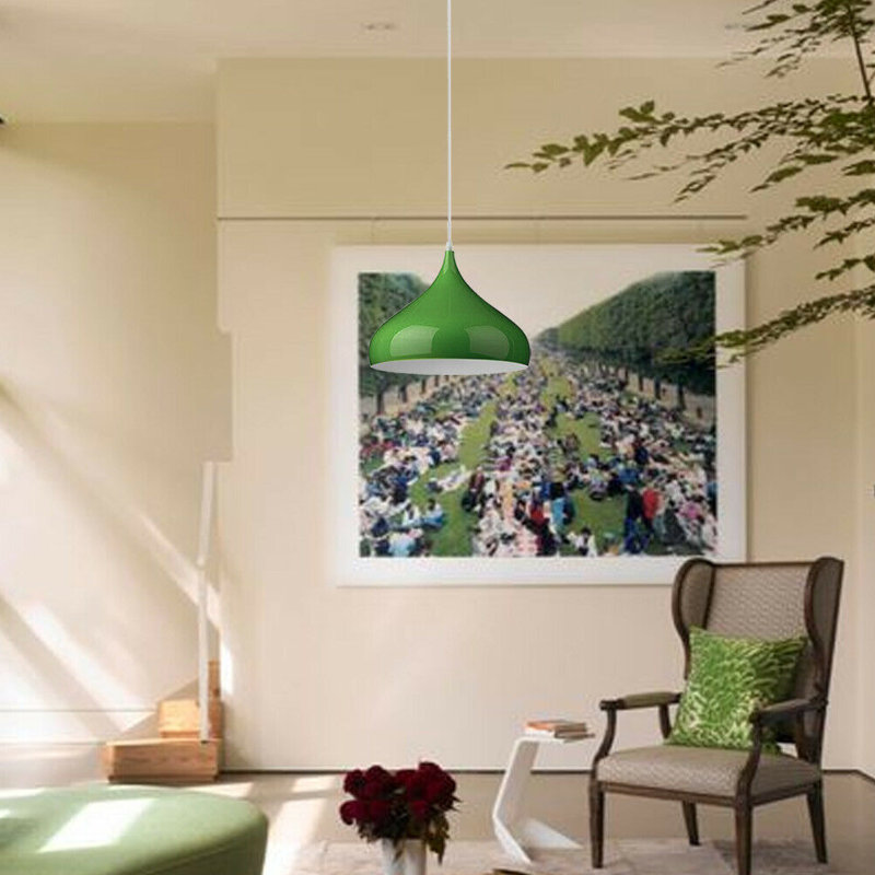Ainsworth 1 - Light Single Pendant, Green